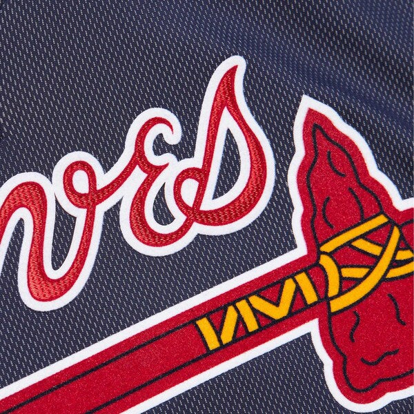 Chipper Jones Atlanta Braves Cooperstown Collection 2007 Batting Practice Jersey - Navy