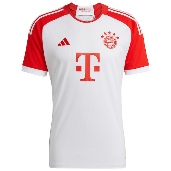 Sadio Mané Bayern Munich adidas 2023/24 Home Replica Jersey - White