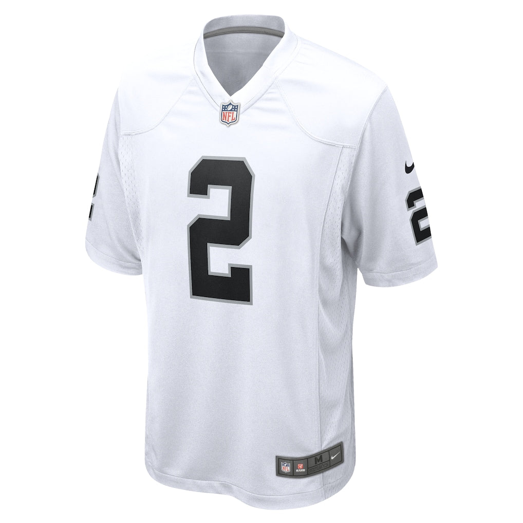 Ashton Jeanty Las Vegas Raiders Nike 2025 NFL Draft First Round Pick Game Jersey - White