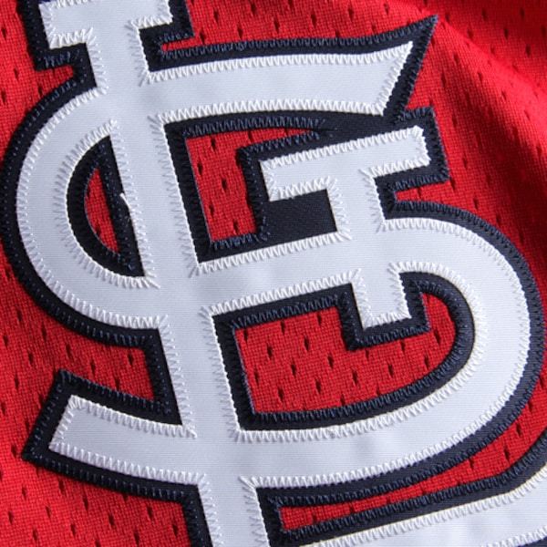 Ozzie Smith St. Louis Cardinals Cooperstown Mesh Batting Practice Jersey - Red/Navy