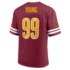 Men's Chase Young Burgundy Washington Commanders Replica Player Jersey