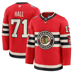 Taylor Hall Chicago Blackhawks  2025 NHL Winter Classic Premium Player Jersey - Red