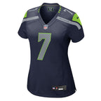 Geno Smith Seattle Seahawks Nike Women's Team Game Jersey -  College Navy/Neon Green
