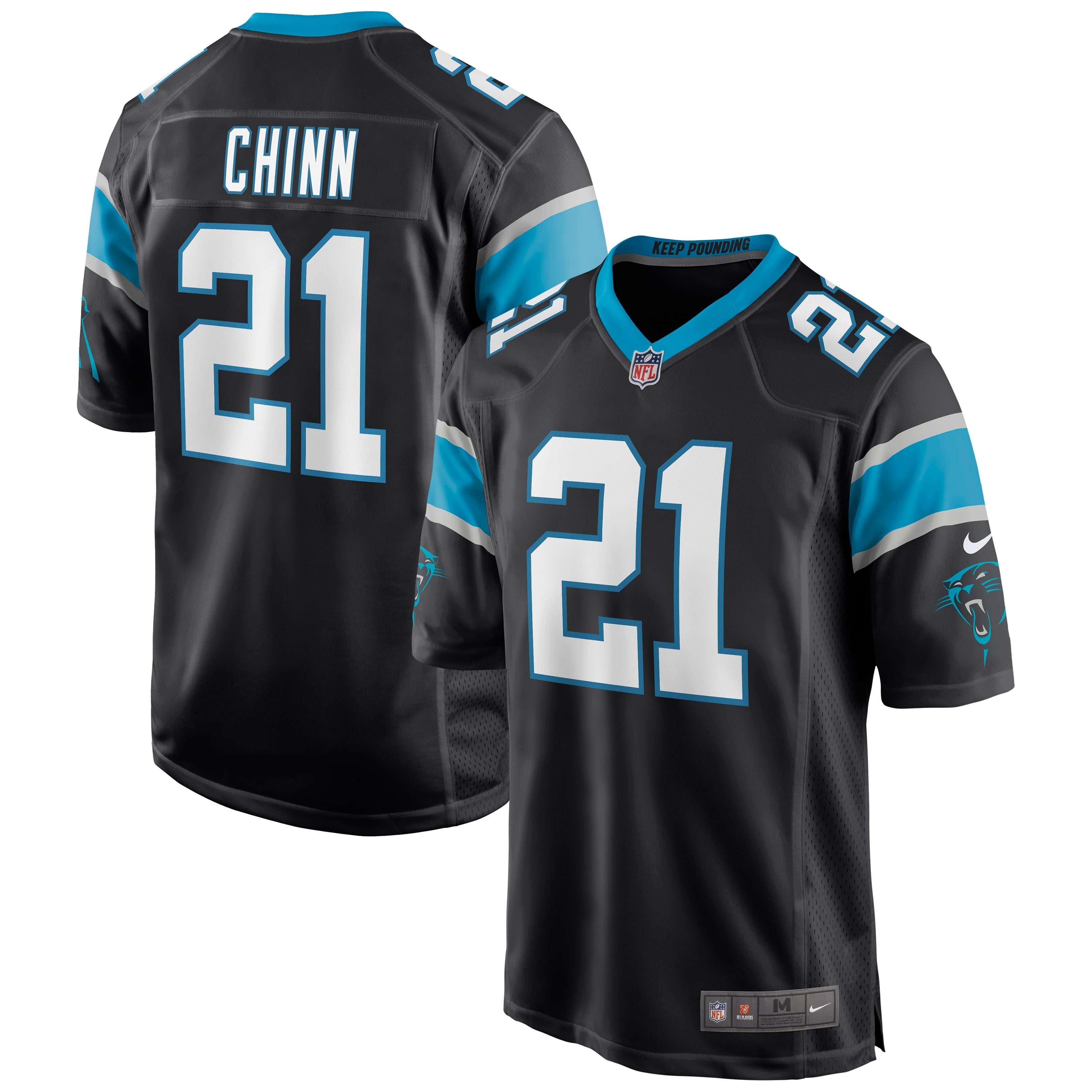 Jeremy Chinn Carolina Panthers Nike Game Jersey - Blue/Black/White