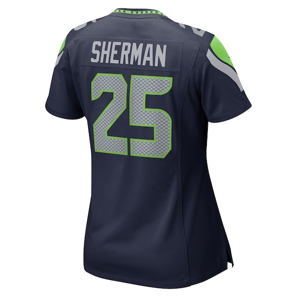 Richard Sherman Seattle Seahawks Nike Women's Retired Game Jersey - College Navy