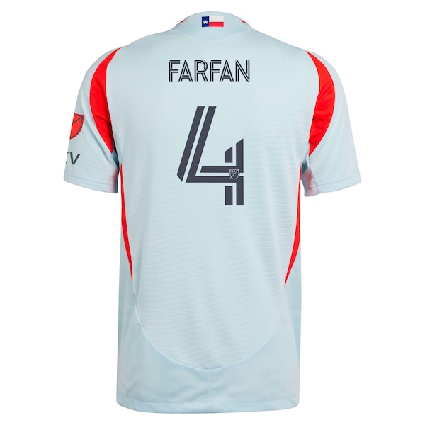 Marco Farfan FC Dallas adidas 2025 The Inferno Kit Authentic Player Jersey - Light Blue