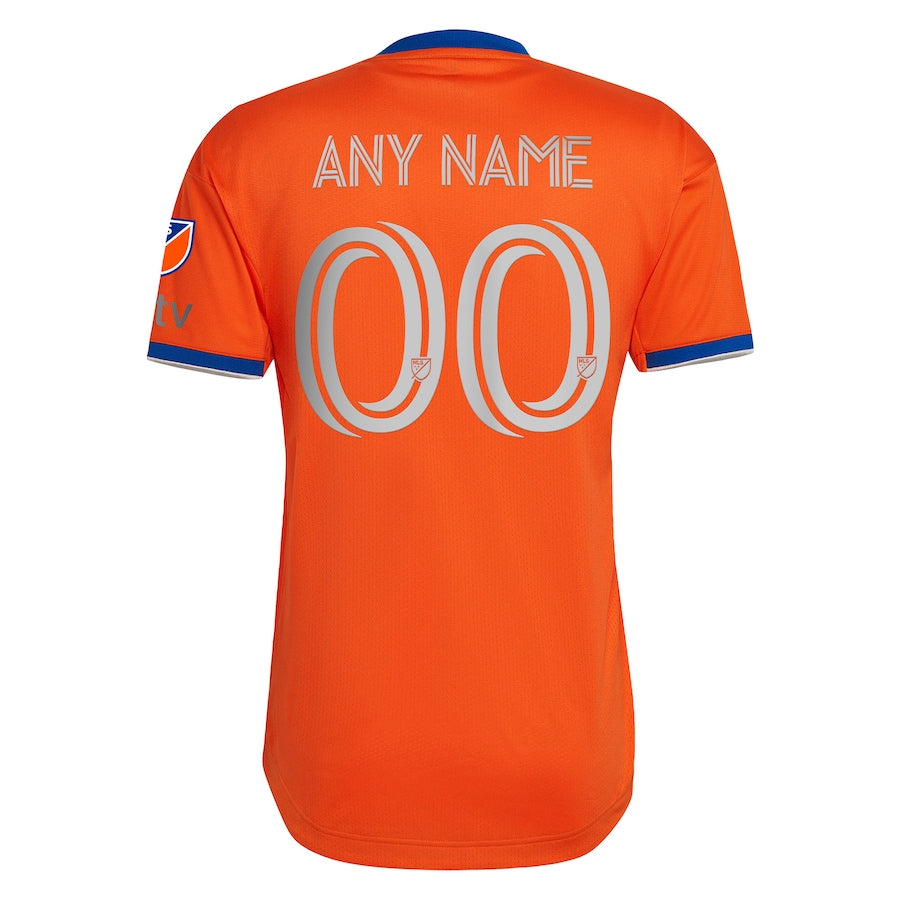 FC Cincinnati adidas 2023 Juncta Juvant Kit Authentic Custom Jersey - Orange