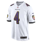 Zay Flowers Baltimore Ravens Nike  Game Jersey -  White/Black