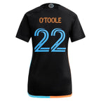 Kevin O'Toole New York City FC adidas Women's 2024 24/7 Kit Replica Player Jersey – Black