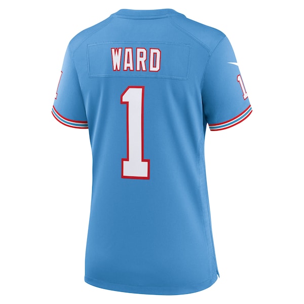 Cam Ward Tennessee Titans Nike Women's 2025 NFL Draft 2nd Alternate Game Jersey - Light Blue