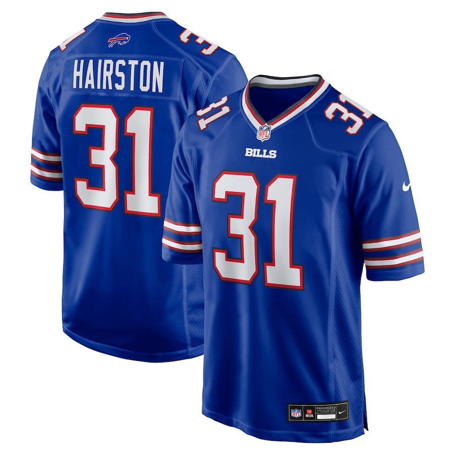Maxwell Hairston Buffalo Bills Nike 2025 NFL Draft First Round Pick Game Jersey - Royal