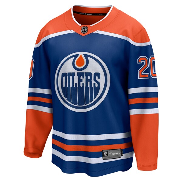 Curtis Lazar Edmonton Oilers  Home Breakaway Jersey - Royal