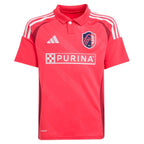 Eduard Löwen St. Louis City SC adidas Youth 2025 Forever CITY Red Replica Player Jersey - Red