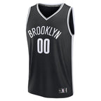Egor Demin Brooklyn Nets  Youth 2025 NBA Draft First Round Pick Fast Break Replica Jersey - Icon Edition - Black