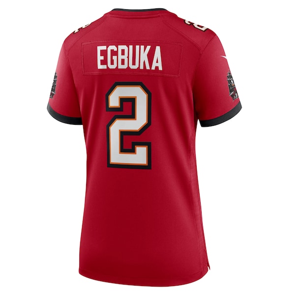 Emeka Egbuka  Tampa Bay Buccaneers Nike Women's Team  Game Jersey - Red/White/Creamsicle