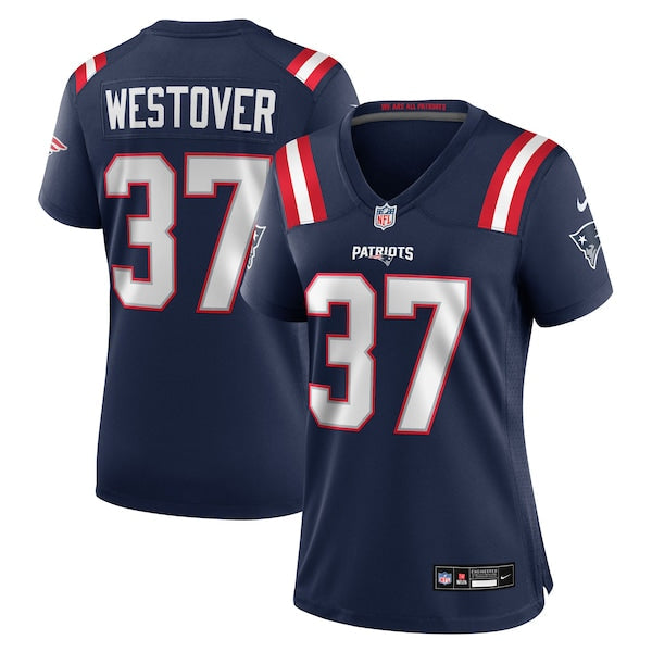 Jack Westover New England Patriots Nike Women's Team Game Jersey -  Navy