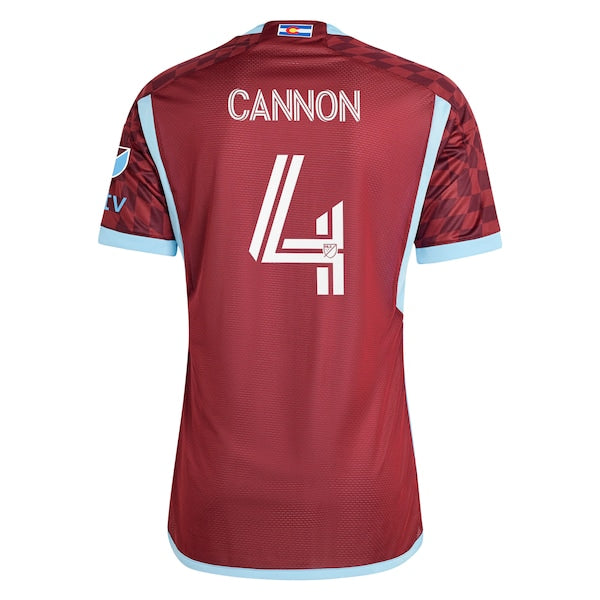 Reggie Cannon Colorado Rapids adidas 2024 One Flag Kit Authentic Player Jersey - Burgundy