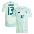 Guillermo Ochoa Mexico National Team adidas 2024 Away Replica Player Jersey - Green/Burgundy
