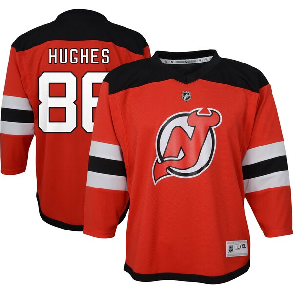 Jack Hughes New Jersey Devils Preschool Home Replica Player Jersey - Red
