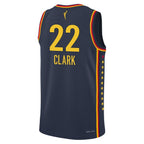 Caitlin Clark Indiana Fever Nike 2024 WNBA Draft Explorer Edition Victory Player Jersey - Navy