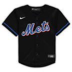 Francisco Lindor New York Mets Nike Toddler Alternate Replica Player Jersey - Black