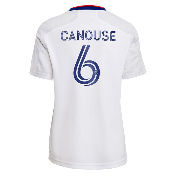 Russell Canouse D.C. United adidas Women's 2022 The Marble Replica Player Jersey - White