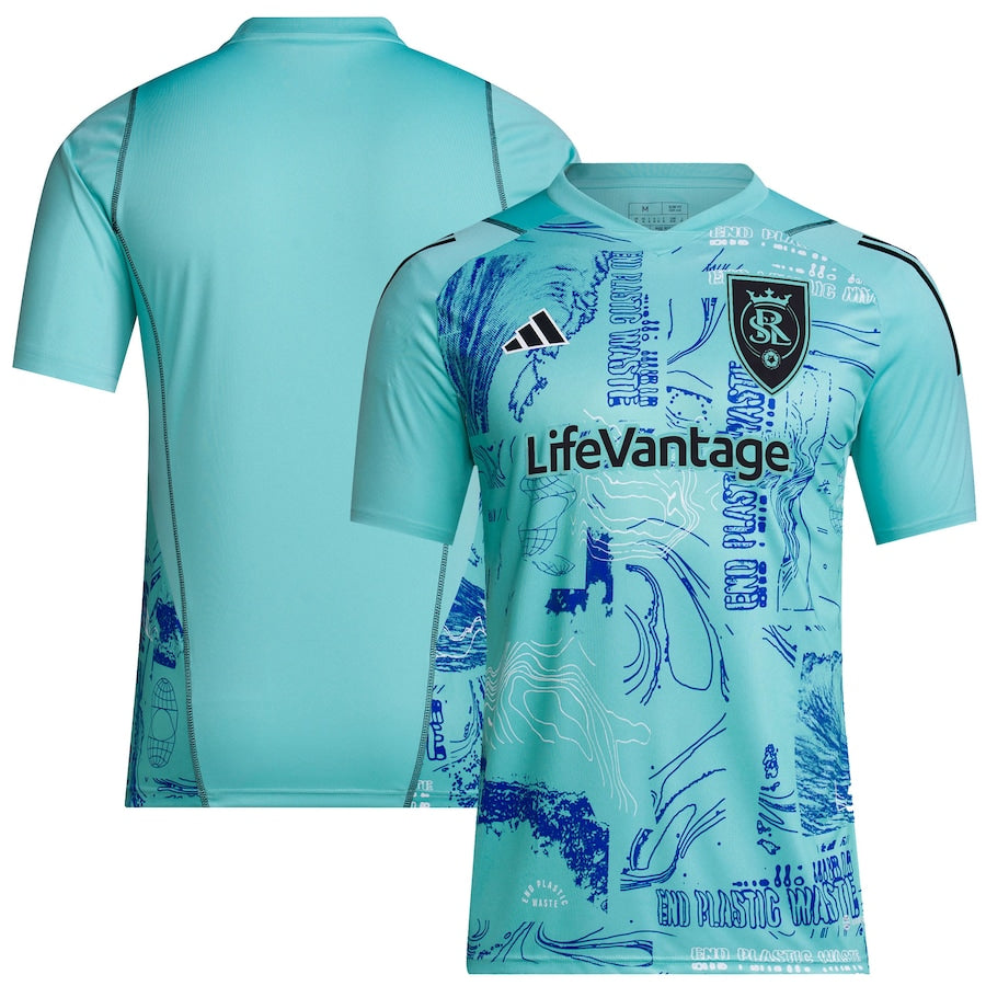 Real Salt Lake adidas 2023 One Planet Replica Jersey - Green