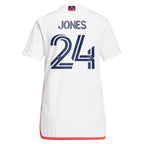DeJuan Jones New England Revolution adidas Women's 2024 Defiance Replica Jersey - White