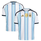 Argentina National Team adidas Youth FIFA x World Cup 2022 Winners Home Replica Jersey - White