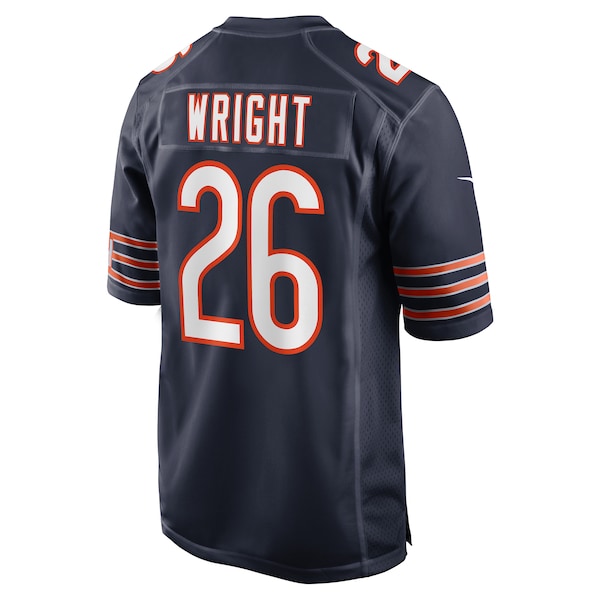 Nahshon Wright Chicago Bears Nike Team Game Jersey -  Navy