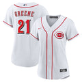 Hunter Greene Cincinnati Reds Nike Women's Home Replica Jersey - White