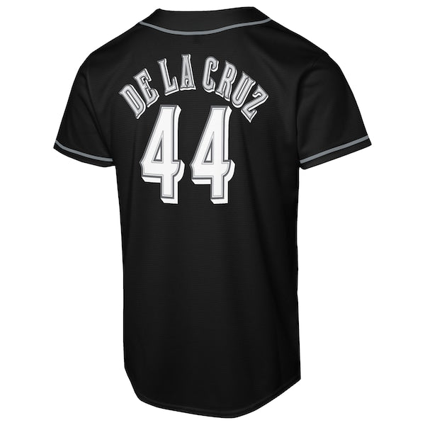 Elly De La Cruz Cincinnati Reds Nike  Youth Lights Out Replica Player Jersey - Black