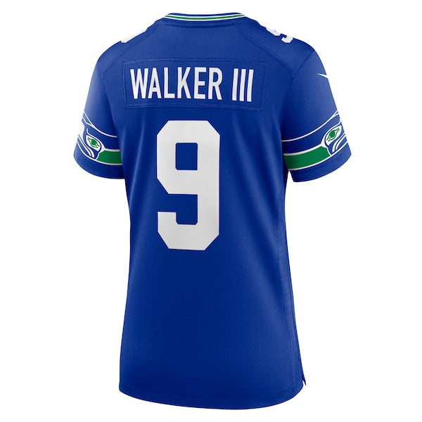 Kenneth Walker III Seattle Seahawks Nike Women's Player Jersey - Royal/Navy