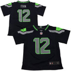 12th Fan Seattle Seahawks Nike Toddler Game Jersey - Navy