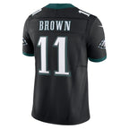 A.J. Brown Philadelphia Eagles Nike Alternate Vapor F.U.S.E. Limited Jersey - Black/Green/White