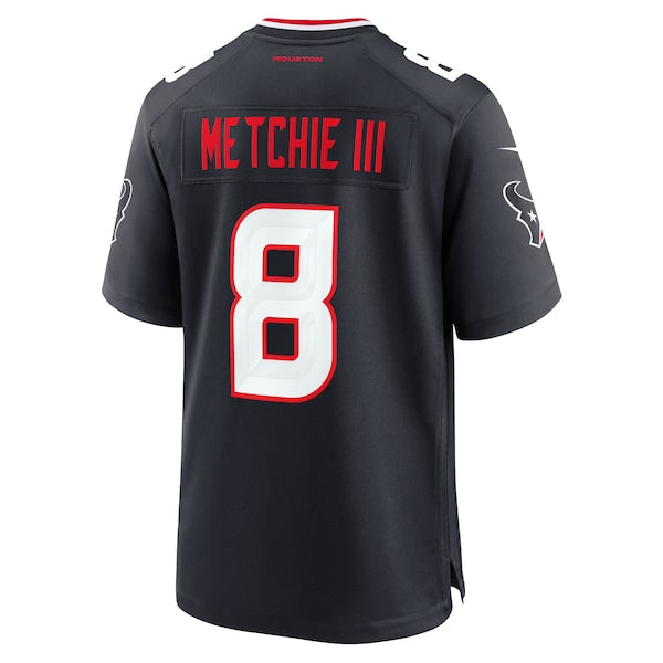 John Metchie III Houston Texans Nike Team Game Jersey -  Navy/Red/White