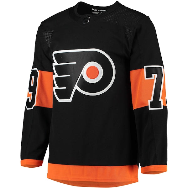 Carter Hart Philadelphia Flyers adidas Alternate Primegreen Authentic Player Jersey - Black