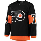 Carter Hart Philadelphia Flyers adidas Alternate Primegreen Authentic Player Jersey - Black