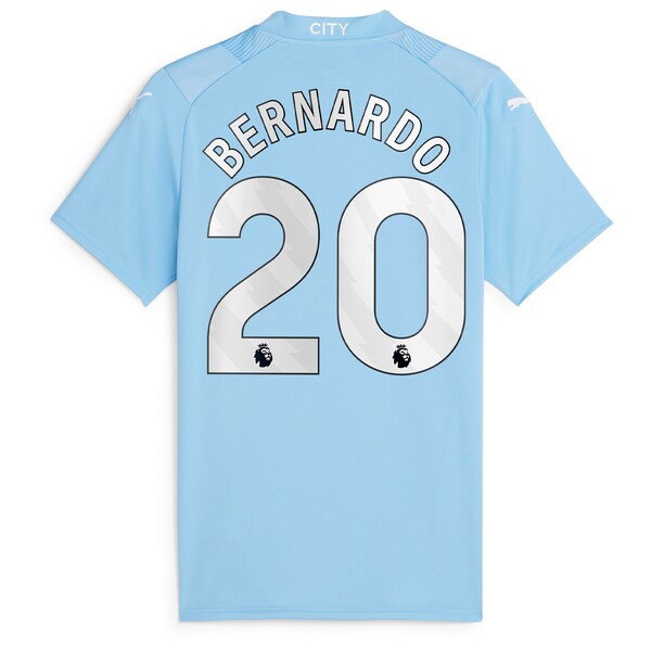 Bernardo Silva Manchester City Puma Women's 2023/24 Home Replica Player Jersey - Sky Blue