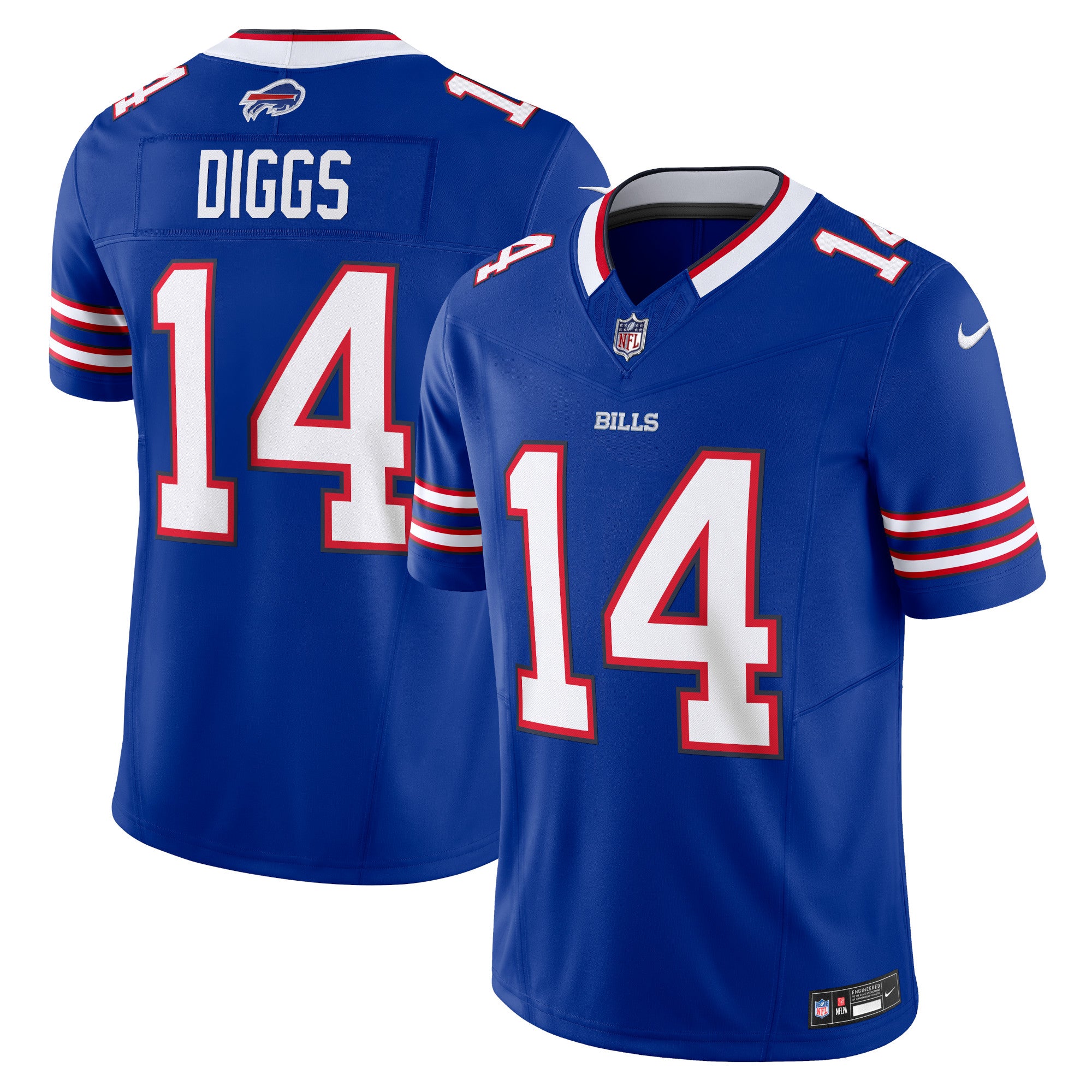 Stefon Diggs Buffalo Bills Nike Vapor F.U.S.E. Limited Jersey - Red/Royal/White