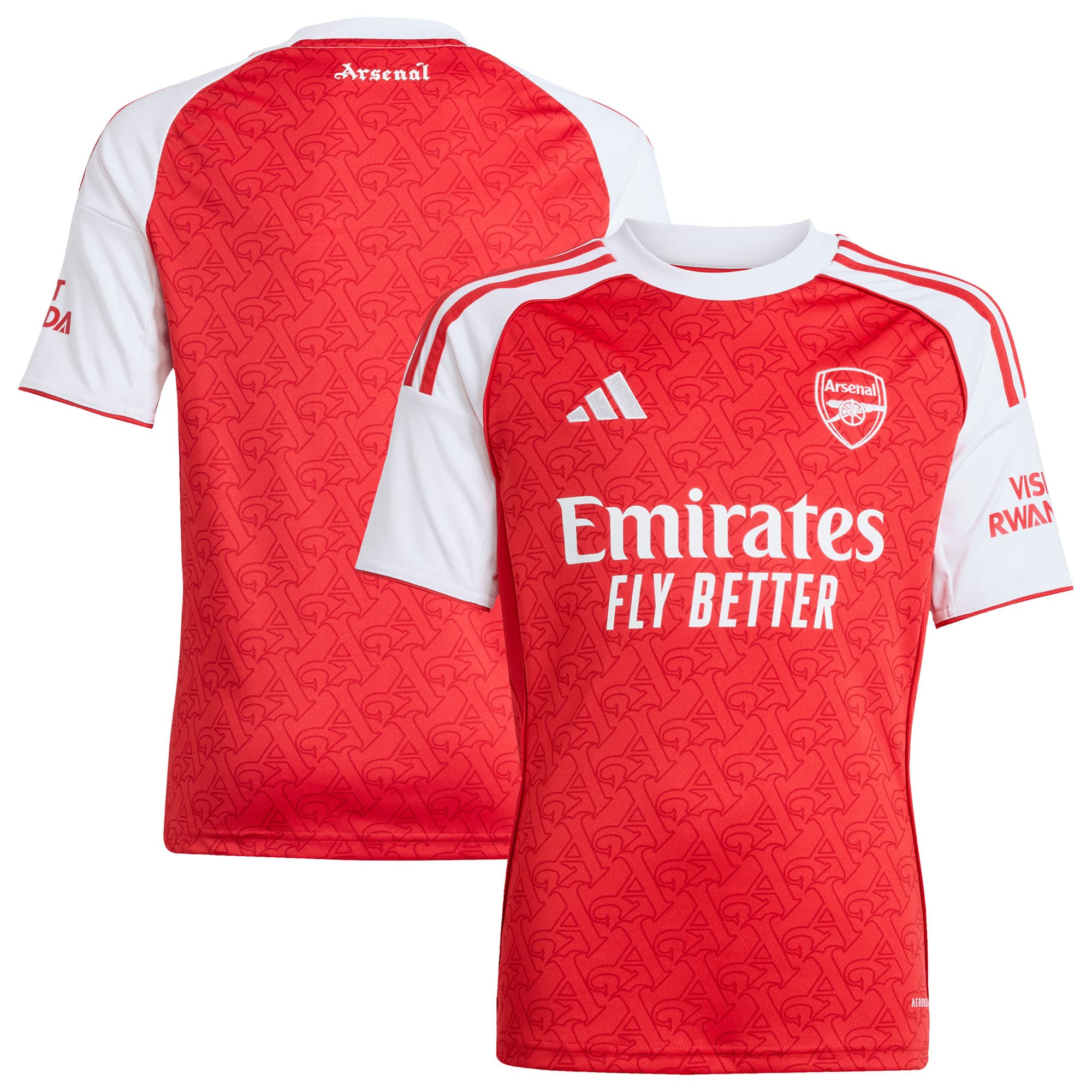 Arsenal adidas Youth 2025/26 Third Replica Jersey - White/Red