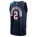 Shai Gilgeous-Alexander Oklahoma City Thunder  2025/26 City Edition Fast Break Jersey - Navy