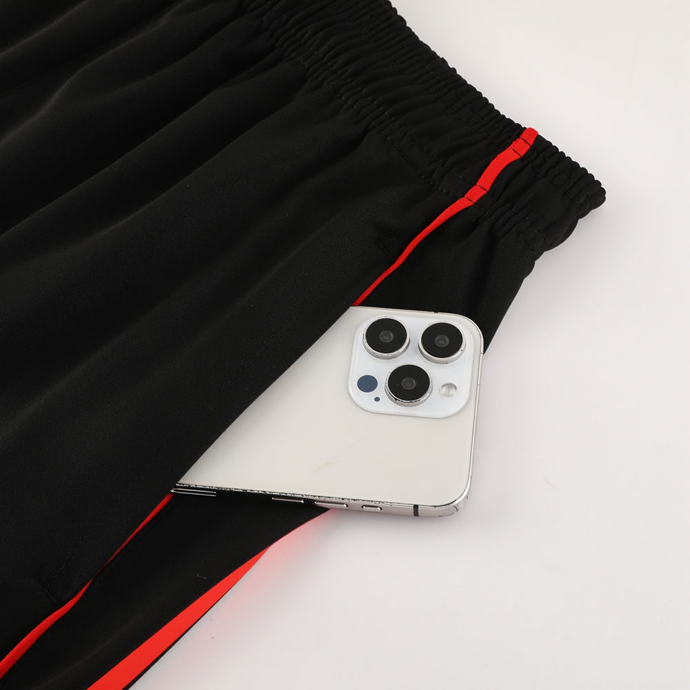 Adidas Short Sleeve Training Jersey Set - AD09- Red/Black