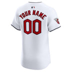 Cleveland Guardians Nike Home Elite Custom Jersey - White