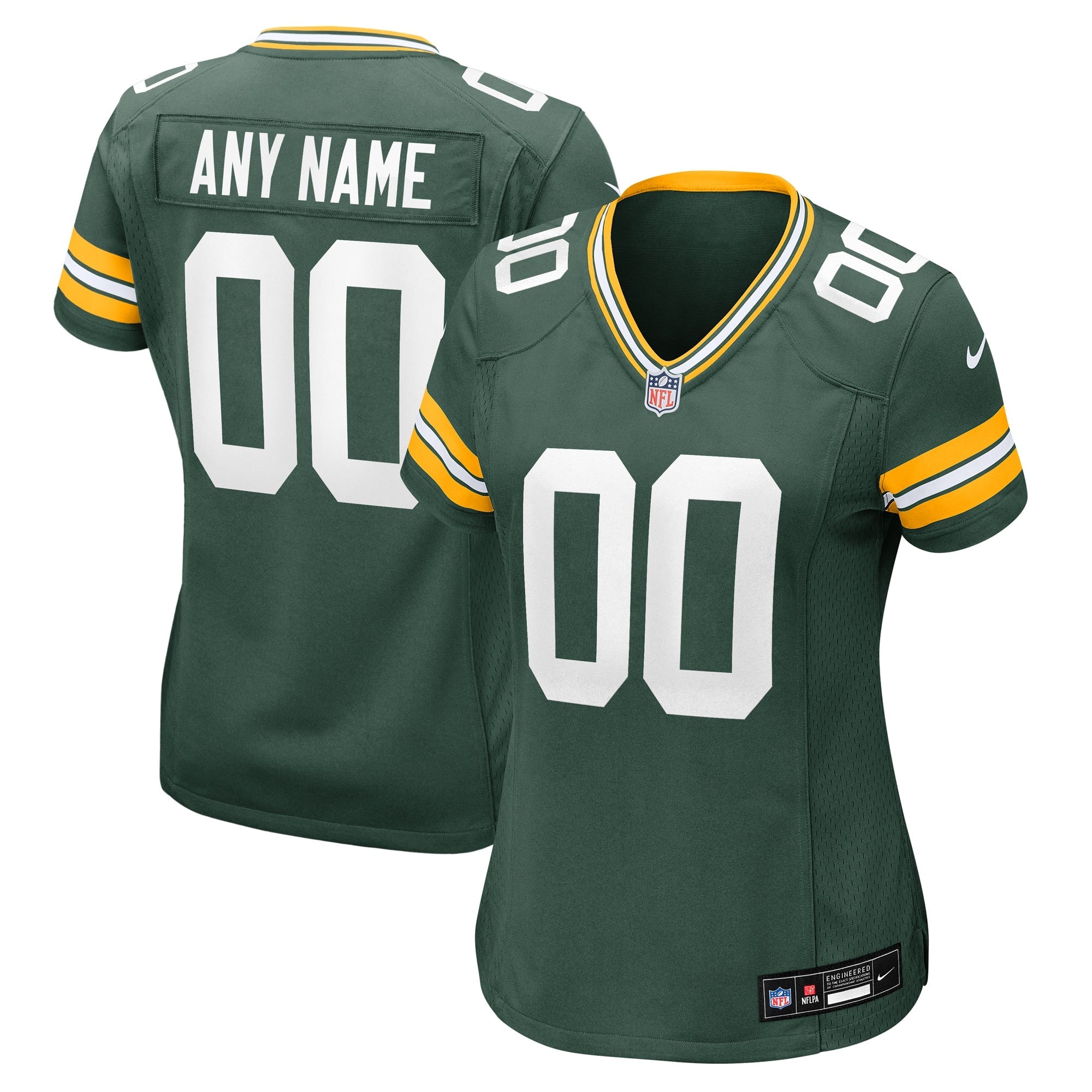 Green Bay Packers Nike Women's The 1923 Classic Game Custom Jersey - Navy/Green