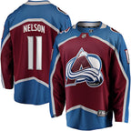 Brock Nelson Colorado Avalanche  Home Breakaway Jersey - Burgundy