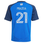 Matt Miazga FC Cincinnati adidas Youth 2025 Orange and Blue Legacy Kit Replica Player Jersey - Blue