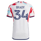 Chris Brady Chicago Fire adidas 2024 A Kit For All Authentic Player Jersey – White