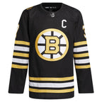 Patrice Bergeron Boston Bruins adidas Home Primegreen Authentic Player Jersey - Black/White