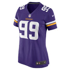 Jerry Tillery Minnesota Vikings Nike Women's  Game Jersey -  Purple